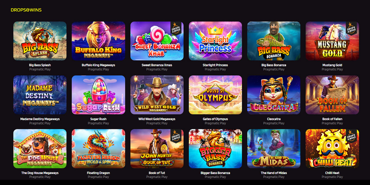 ProntoBet Casino Jeux Drops & Wins